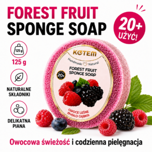 Gąbka o zapachu owoców leśnych