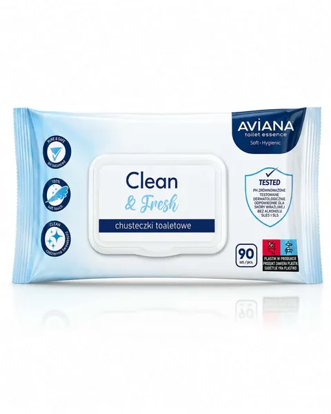 Chusteczki toaletowe - Aviana Clean & Fresh - obrazek 3