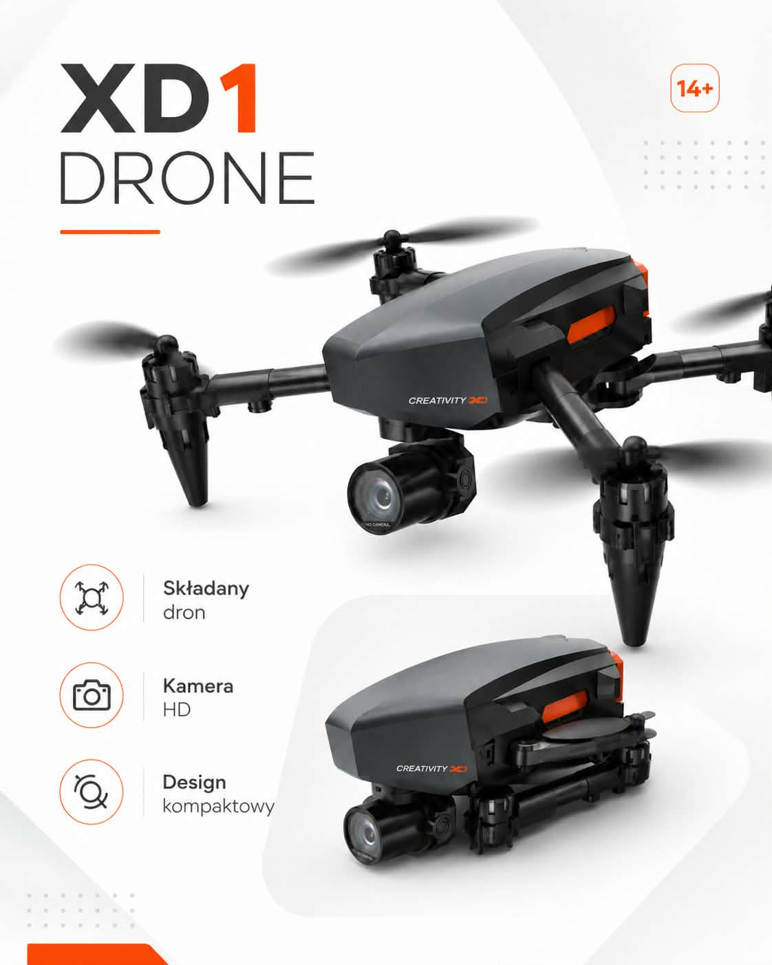 Dron XD1 z kamerą HD - obrazek 3