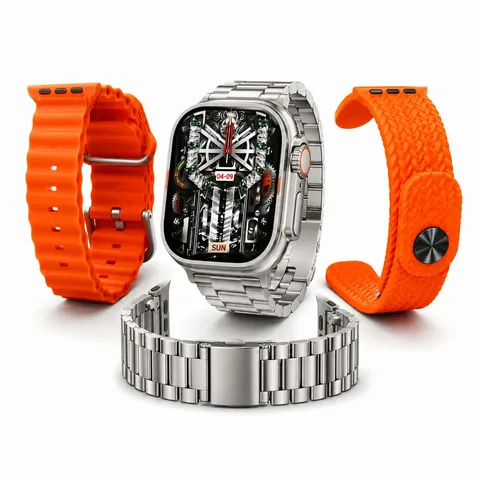 Smartwatch Z87 Ultra 2 – nowoczesny zegarek z 3 paskami (2+1 gratis) - obrazek 5