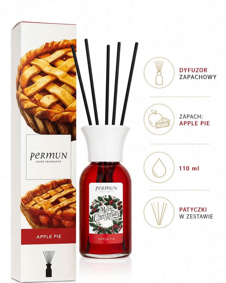 Dyfuzor zapachowy PERMUN Apple Pie 110 ml