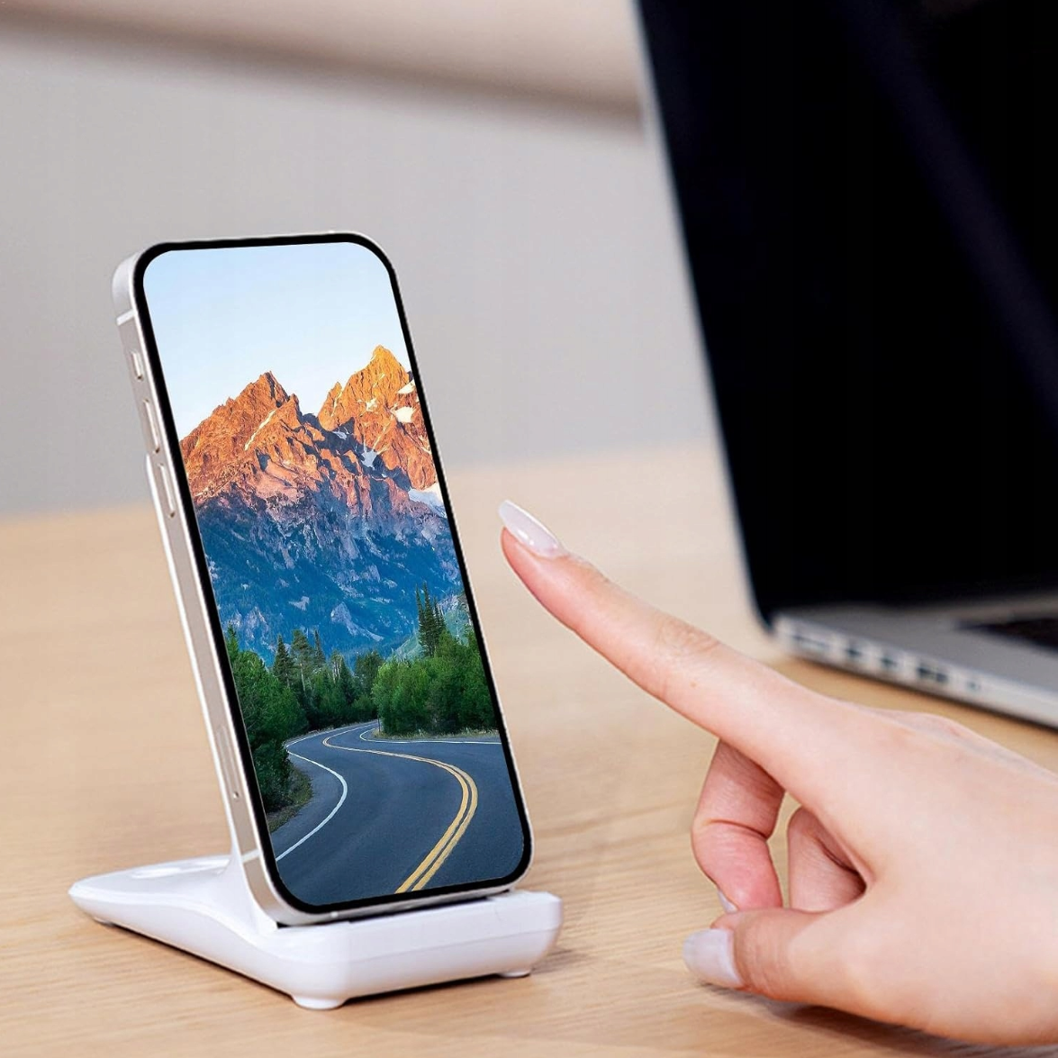 Magsafe ładowarka indukcyjna do iphone apple 100w kabel typ-c biurkowa - obrazek 2